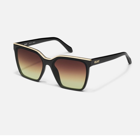 Quay Level Up NEW Shade Black Brown Yellow- New in Package - Picture 3 of 6